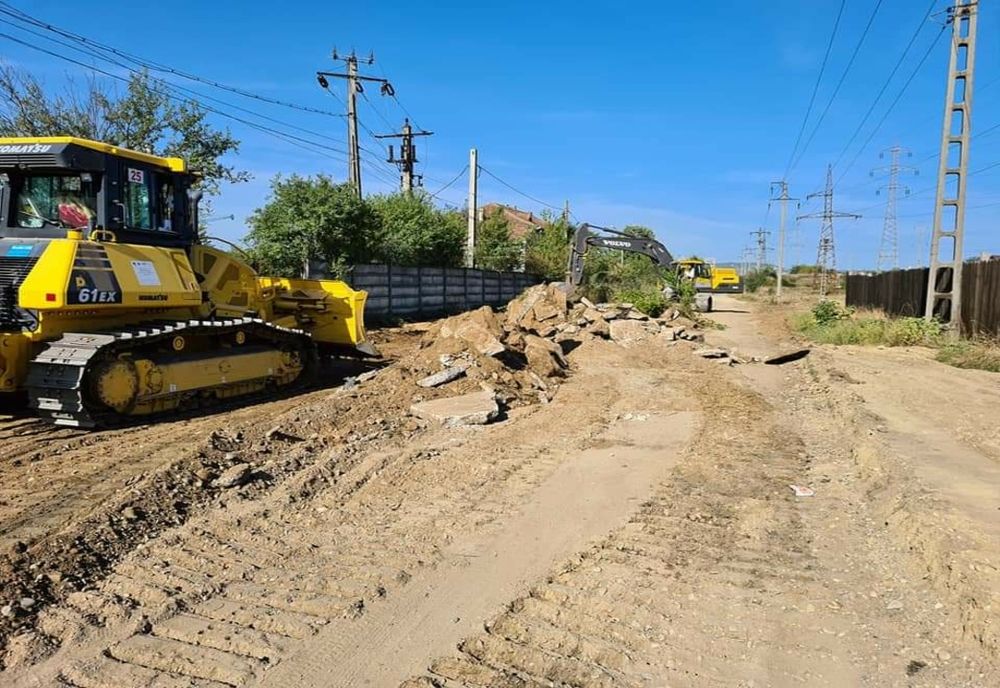 Lucrări de reabilitare pe strada Banovița, cu fonduri europene