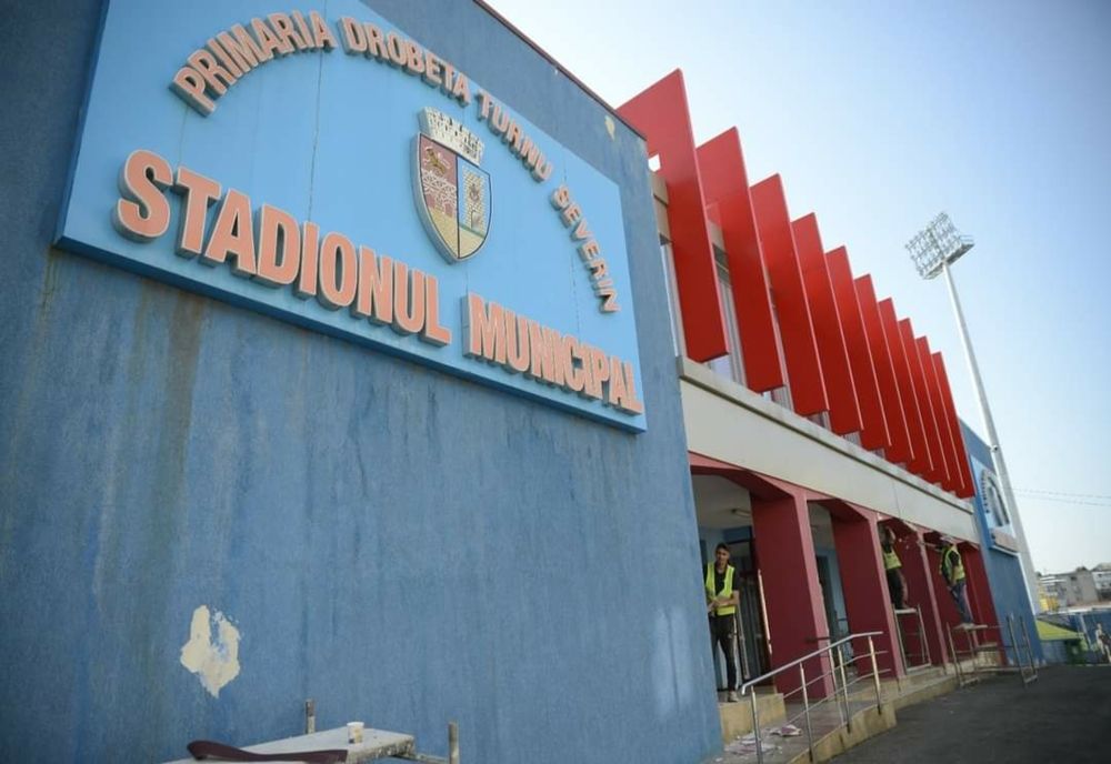 Lucrări de reabilitare la Stadionul Municipal