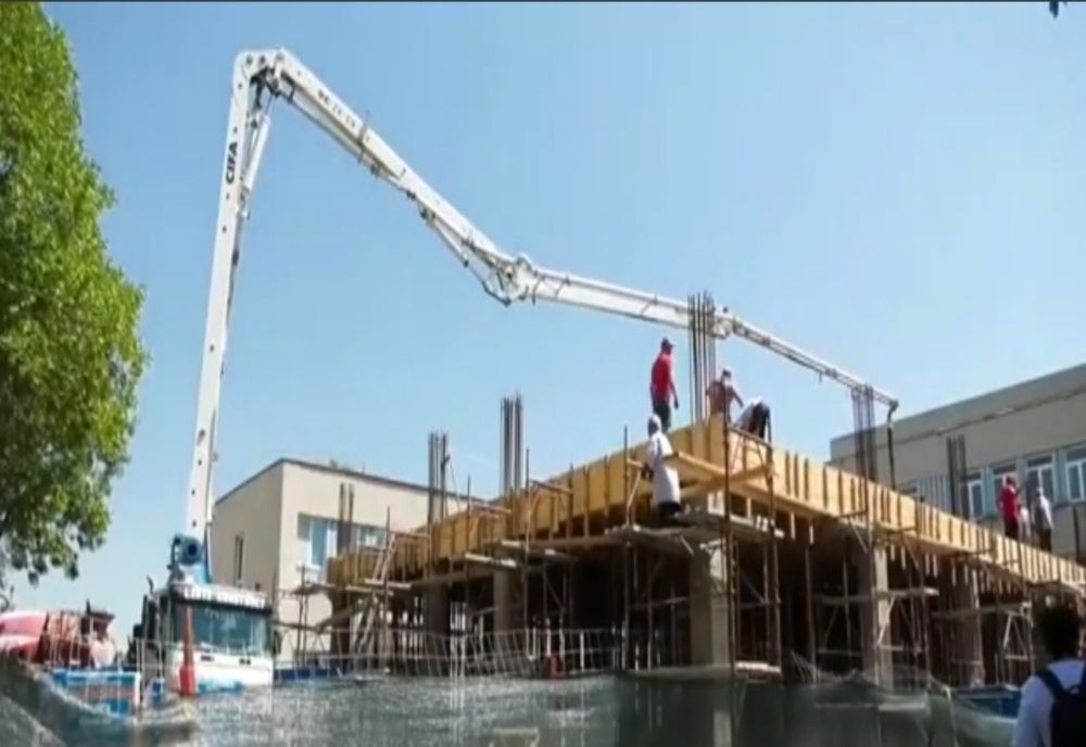 Lucrări la ambulatoriul de specialitate al spitalului județean Severin