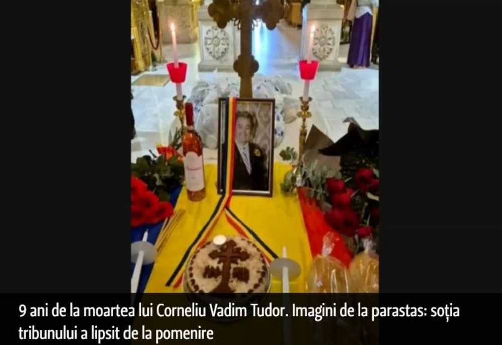 9 ANI DE LA MOARTEA LUI CORNELIU VADIM TUDOR