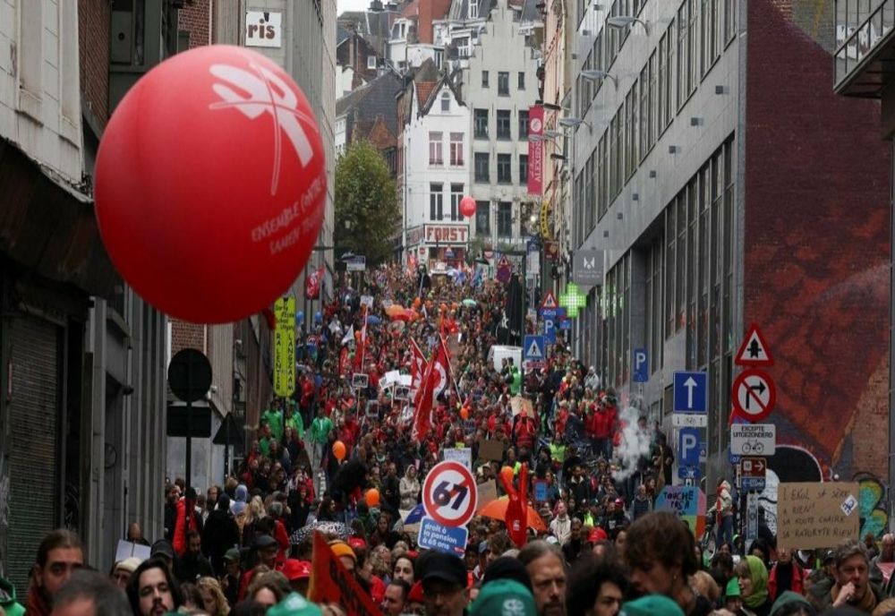 GREVĂ NAŢIONALĂ ÎN BELGIA