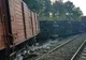TREN MĂRFAR, ÎNCĂRCAT CU APĂ MINERALĂ ȘI SUCURI, DERAIAT ÎN MEHEDINȚI! CIRCULAȚIE FEROVIARĂ OPRITĂ!
