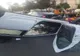 ACCIDENT spectaculos: o mașină a ajuns CU ROȚILE ÎN SUS, pe un bulevard din Turnu Severin 