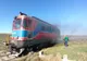 Locomotiva unui tren a fost cuprinsă de flăcări, pe raza localității Domașnea