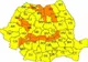 Zona de munte a județului Mehedinți, sub incidența Codului Portocaliu