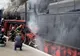 Locomotiva Trenului Regal a luat foc
