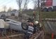Accident la Valea Ursului. O mașină s-a răsturnat în afara drumului